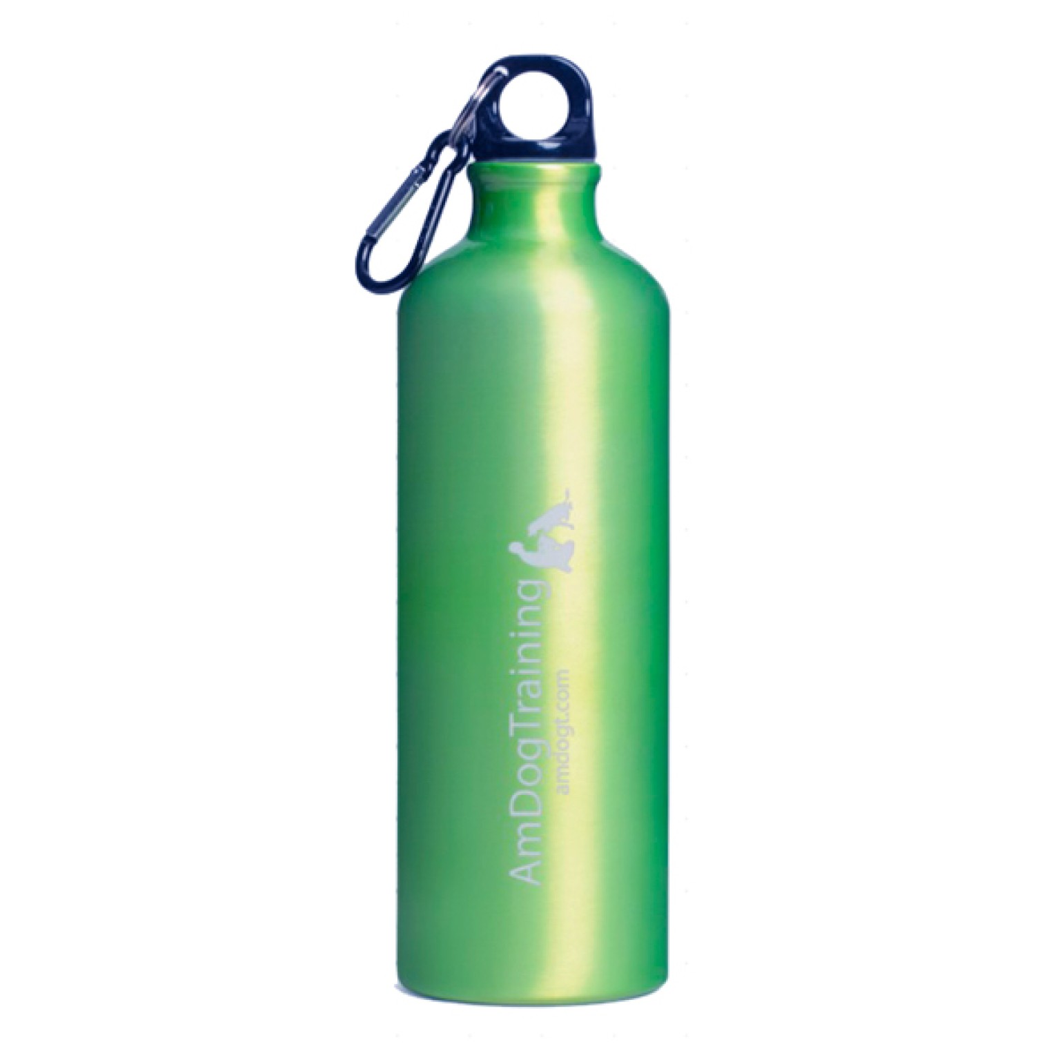 Borraccia verde in alluminio personalizzata AmDogT | 770 ml